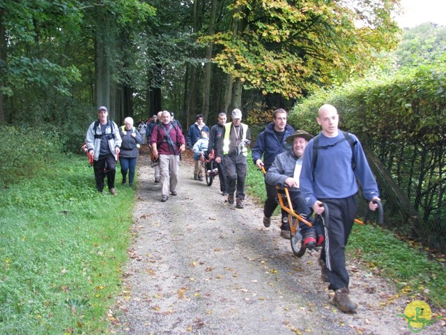 randonnée sportive avec joëlettes, Tervuren, 2012